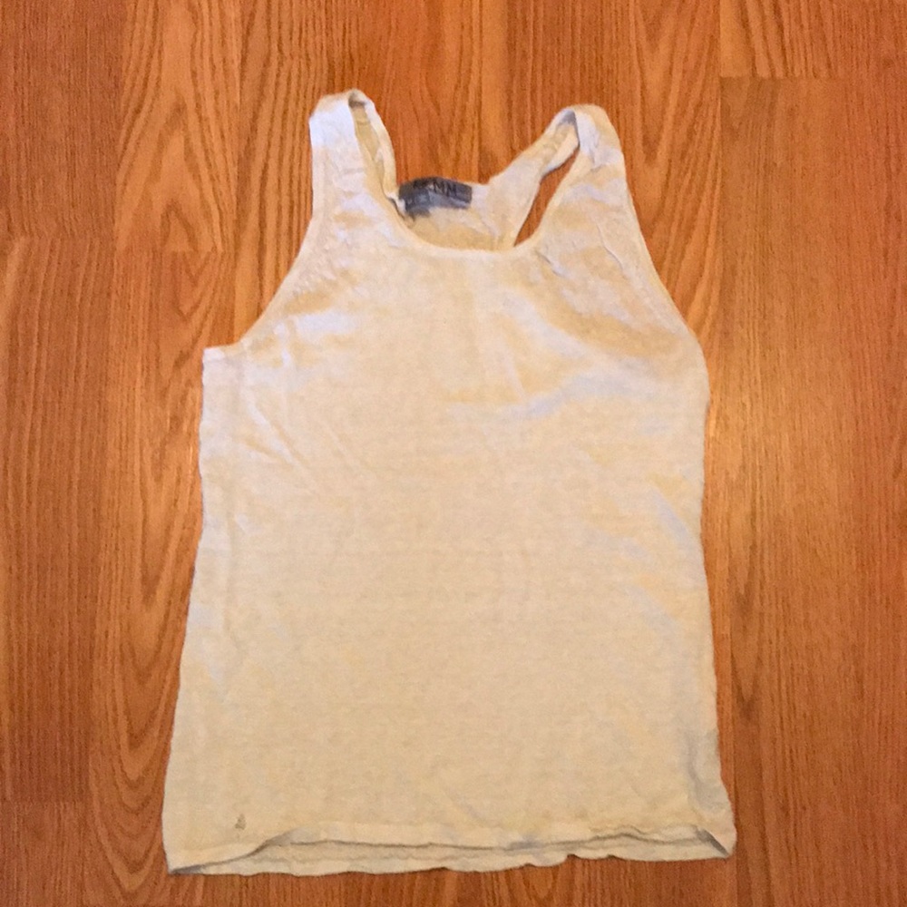 360 Cashmere Cream Sleeveless Sweater Tank Top Sz. M, in GUC!